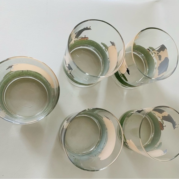 Warren Kimble drinking Glasses of 5 - Picture 2 of 8